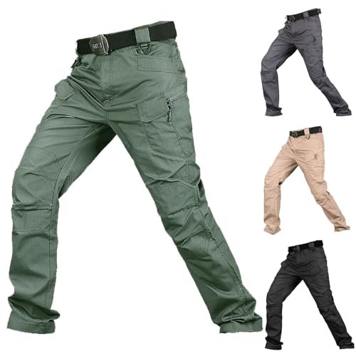 Work Pants for Men Relaxed Fit Flexcamo - Tactical...