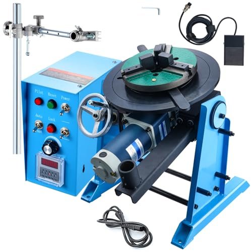 Happybuy Rotary Welding Positioner 50KG, 0-90° Welding...