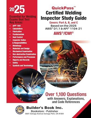 Certified Welding Inspector AWS/CWI QuickPass Study Tool...