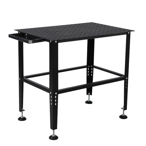 Steel Welding Table - 36x24 Inch, 1500lbs Load Capacity...