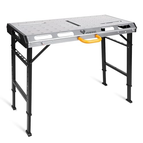 WORKESS Metal Welding Table Folding 1000 lbs Load Capacity...