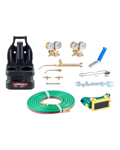 VEVOR Oxygen Acetylene Torch Kit, Gas Welding Torch Kit,...