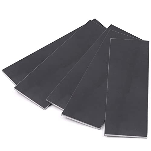 Hilitchi 5Pcs 11 Gauge 2x6 Inch Welding Plate, Mild Steel...