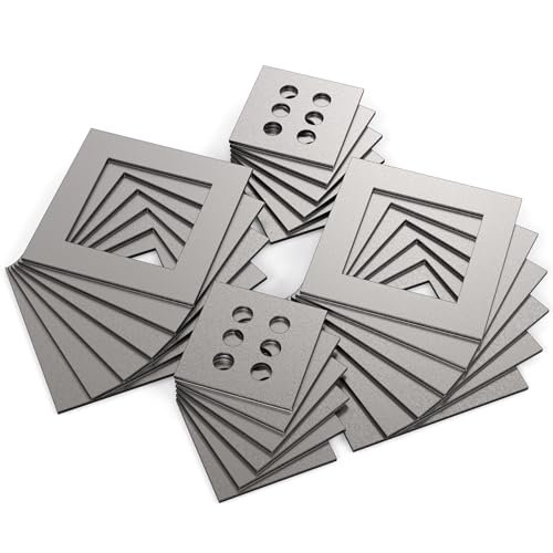 WelderElite 24-Piece Steel Welding Practice Coupons, 17...