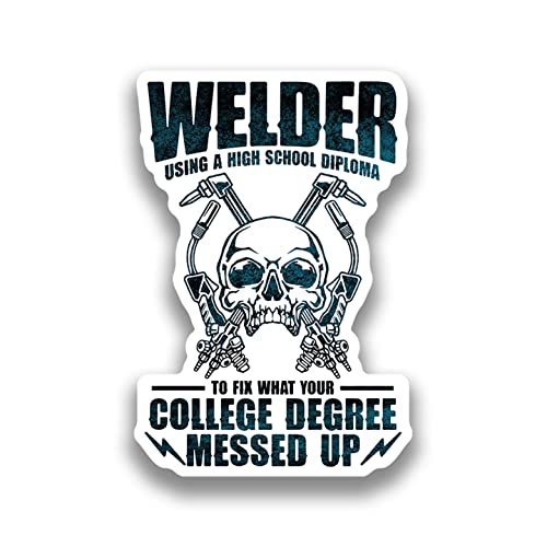 Welder Welding Vinyl Decal Sticker - for Toolboxes,...