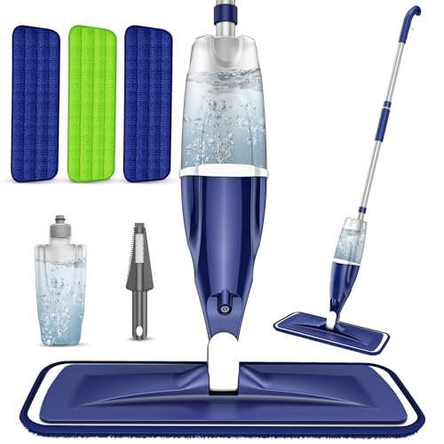 Microfiber Spray Mop for Floors Cleaning: Wet Dry Hardwood...