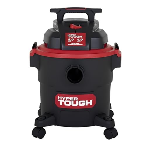 5 Gallon 4 HP Wet/Dry Vacuum for The Car, Garage,...