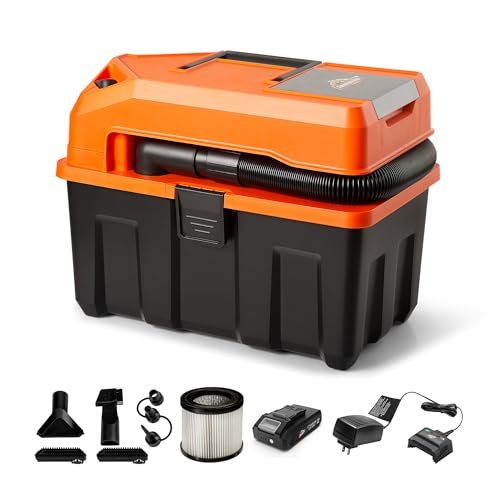 Armor All 2.5-Gallon 20V Cordless Wet Dry Vacuum with...