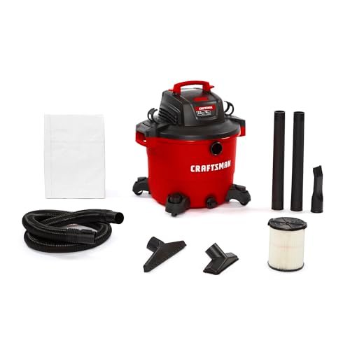 Craftsman CMXEVBE17595 16 Gallon 6.5 Peak HP Wet/Dry Vac,...