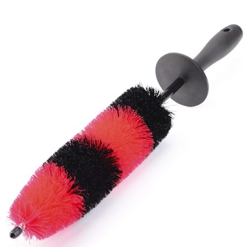 Fitosy Wheel Rim Brush, Soft Bristle Long Car Tire...