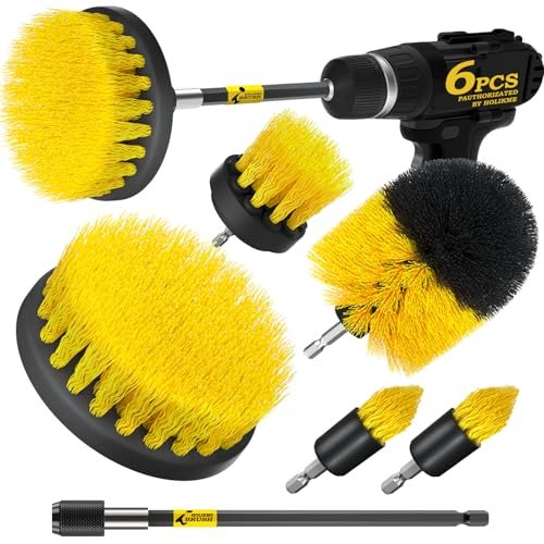 Holikme 6Pack Drill Brush Power Scrubber Cleaning Brush...