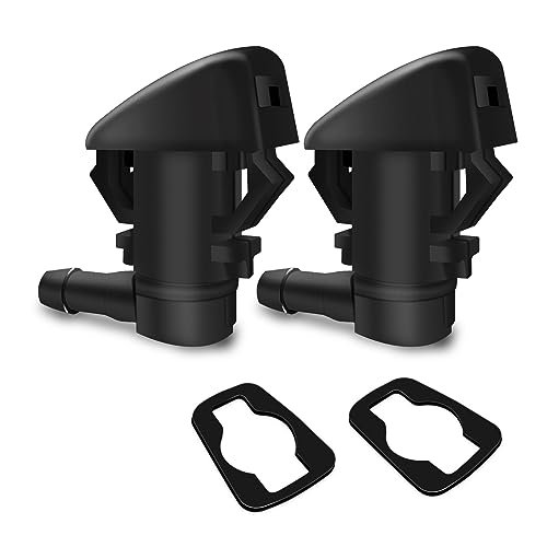 2 PCS Front Windshield Washer Nozzles, Front Windshield...