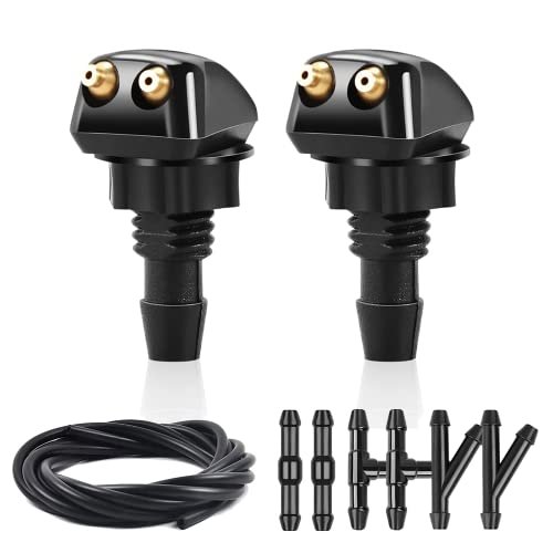 2pcs Front Windshield Washer Nozzles, Front Windshield...
