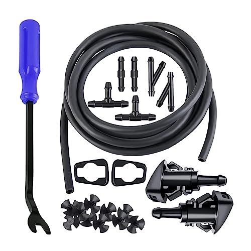 AUCELI Windshield Washer Hose Kit 22 Pcs Set, 4M Washer...