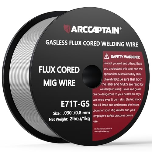 ARCCAPTAIN Flux Core Welding Wire .030, E71T-GS Mig Welding...