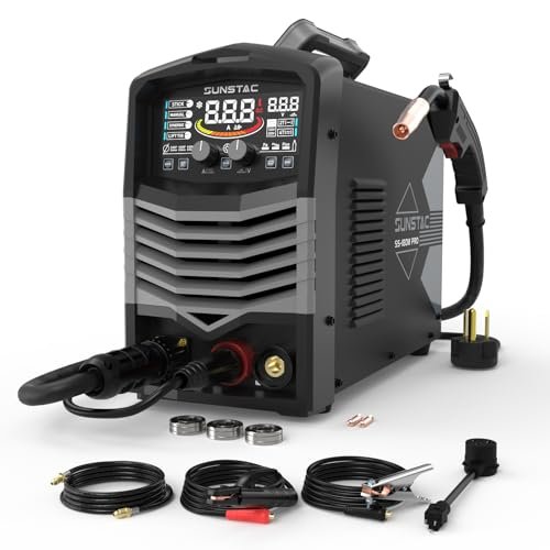 MIG Welder, 180A 110V/220V Gas MIG/Gasless MIG/Lift...