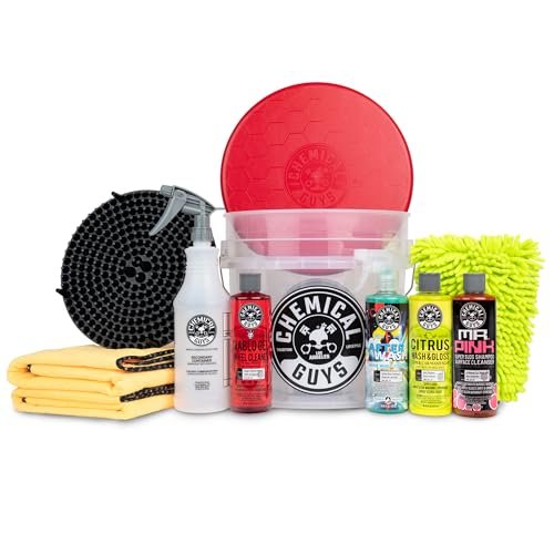 Chemical Guys HOL121 Best Car Wash Bucket Kit, (Safe for...