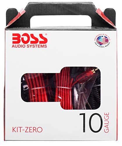 BOSS Audio Systems KIT-ZERO 10 Gauge Car Amplifier Install...