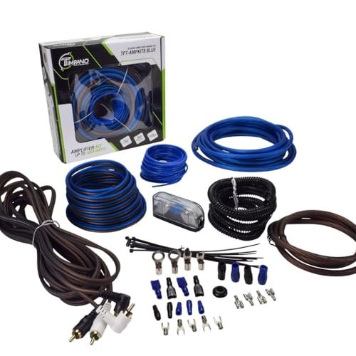 Timpano Amplifier Wiring Kit - 8 Gauge Amp Kit 1000...