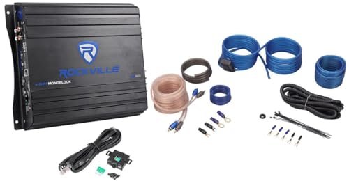 Rockville Bundle: RVA600.1 1200 Watts Peak/200 Watts...