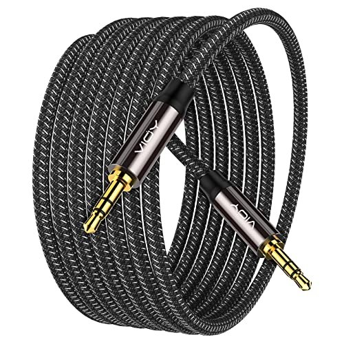 VIOY Aux Cable (15 ft), [Copper Shell, Hi-Fi Sound] 3.5...