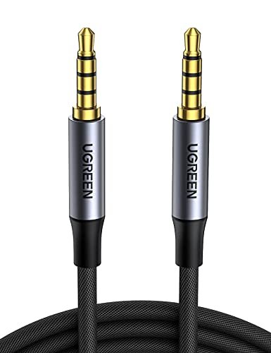 UGREEN 3.5mm Audio Cable Braided 4-Pole TRRS Hi-Fi Stereo...