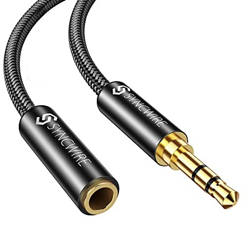 Syncwire Headphone Extension Cable - 6FT [Hi-Fi Sound][Gold...