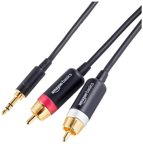 Amazon Basics 3.5mm Stereo Aux to 2 x RCA Audio...