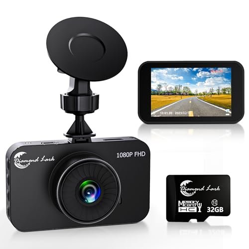 1080P Full HD Dash Camera for Cars, Diamond Lark Dash...