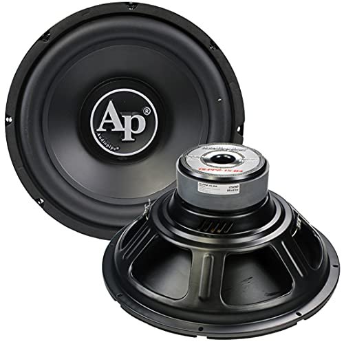 Audiopipe 15” Car Subwoofer (TS-PP2-15-D4), Dual 4 ohms,...