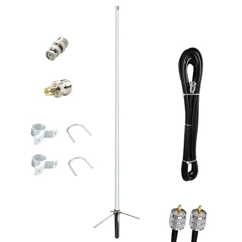Dual Band VHF UHF 2m 70cm Base Station Antenna, 150W,...
