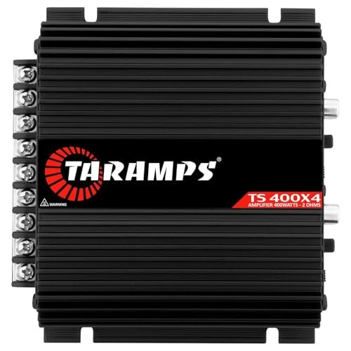Taramps TS 400x4 Black Car Audio Amplifier - 400W RMS...