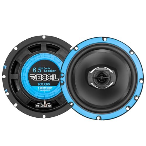 RECOIL RCX65 Echo Series 6.5-Inch Car Audio Coaxial Speaker...
