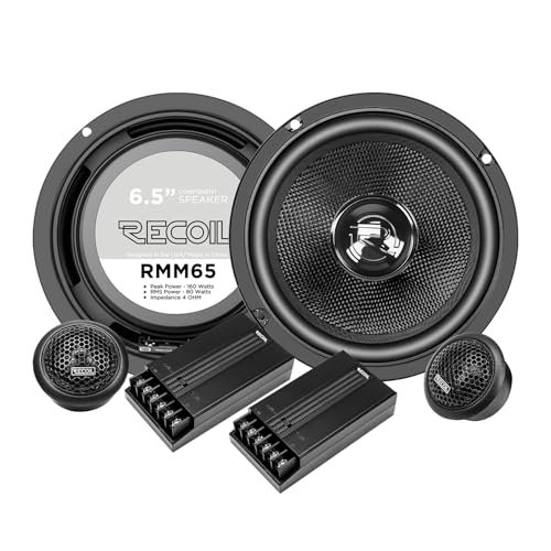 RECOIL RMC65 Echo Series 6.5 Inch Car Audio Component...