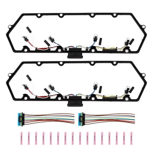 7.3L Valve Cover Gasket Set with Injector Glow Plug...