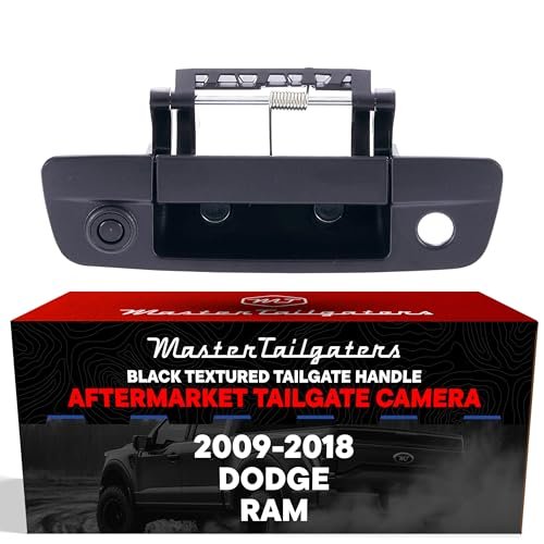 Master Tailgaters Black Tailgate Handle with Backup Camera...