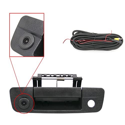 Tailgate Handle Backup Camera Rear View Compatible with...