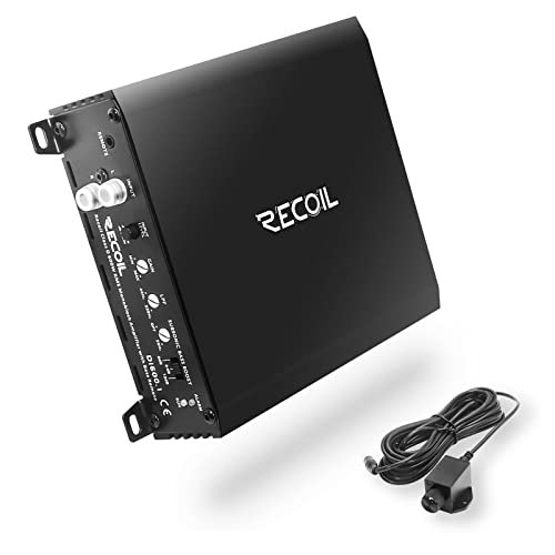 Recoil DI600.1 Class-D Car Audio Mono-Block Subwoofer...