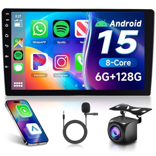 6G+128G 8-Core Android Car Stereo Double Din 10.1 inch...
