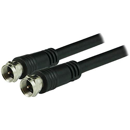 GE RG6 Coaxial Cable, 25 Ft. F-Type Connectors, Double...
