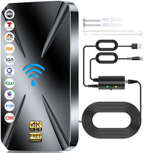 2025 Upgraded TV Antenna Indoor, 2800+ Miles Range Digital...