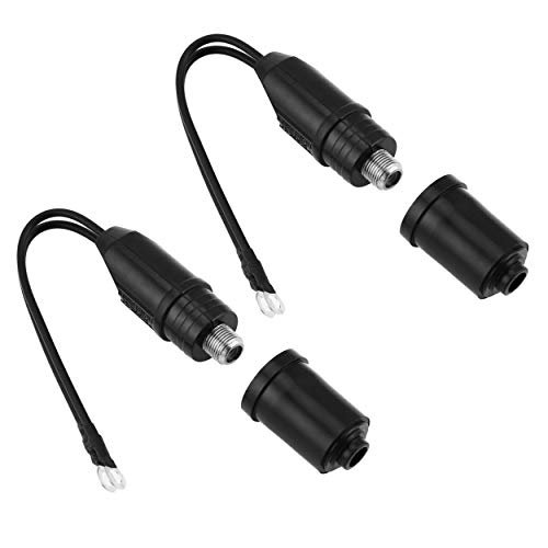 E-outstanding 2-Pack TV Antenna Connector 300 Ohm to 75...
