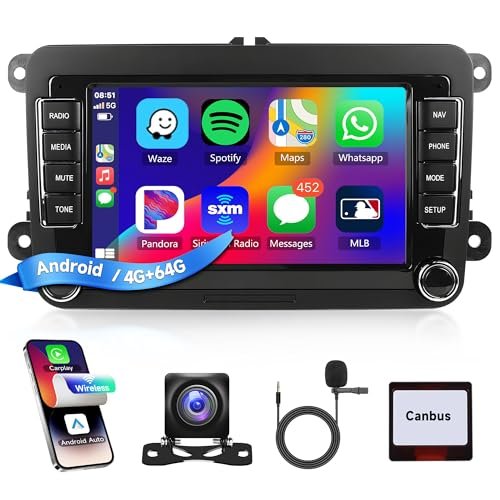 4+64G Android Car Stereo for VW Passat Golf MK5 MK6...