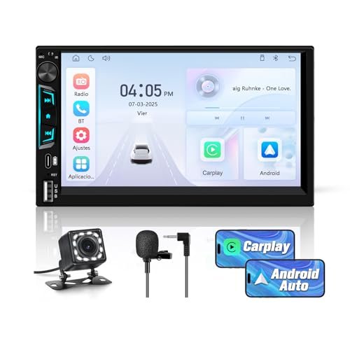 Pyniro Universal Double Din Car Stereo with Wireless...
