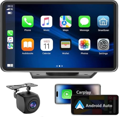 Carplay Wireless Portable Touchscreen Car Stereo Bluetooth...