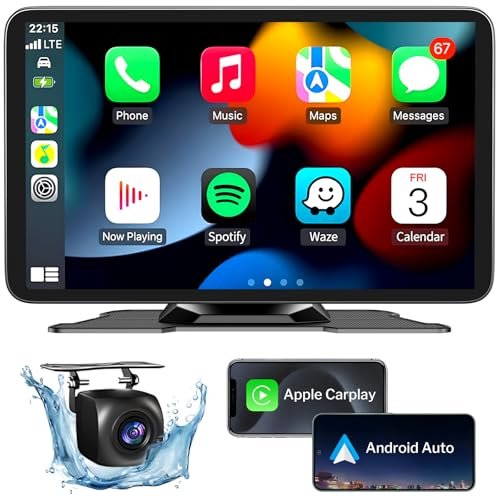 Wireless Apple Carplay Screen for Cars, 7