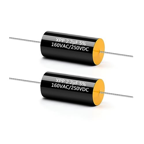 Cermant 2PCS Capacitor Frequency Divider 250V 2.2UF Car...
