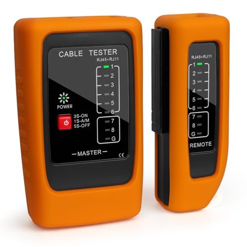 Brileine Network Cable Tester and Ethernet Tester with POE...