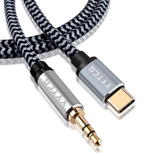 YYTCG Audiophile HiFi USB-C to 3.5mm Aux Cable 5.90ft/1.8m...