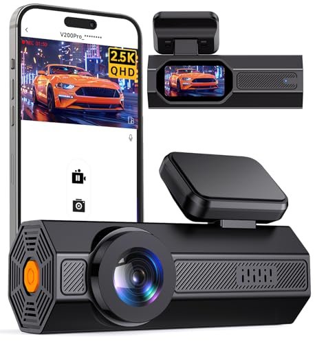 Dash Cam, 2.5K Dash Cam Front, VEEMENT Dash Camera for...